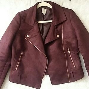 Lauren Conrad Faux Sued Jacket